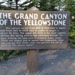 Yewllowstone Grand Canyon sign