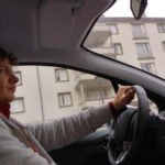 Adam driving to Nantes