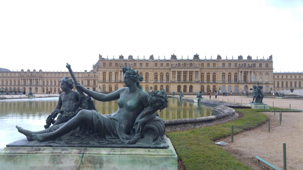 Palace of Versailles rear